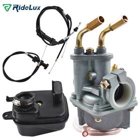 R647460 Ridelux Carburetor Air Filter Box And Throttle Choke Cable For Yamaha Peewee Pw50 Py50