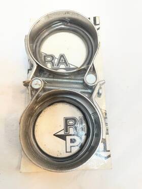 Re-900 Rivera Primo Inc. Intake Manifolds With Chrome Clamps Harley Davidson Shovelhead Nos