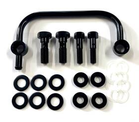 Rcp350572 Rivercity Black Engine Breather Kit For Harley Big Twin Evolution And Cam Engines 93-17