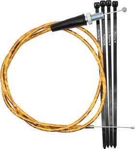 Rt085 Royitay 1 50 Inch Mini Bike Throttle Cable Assembly Kit For Coleman Ct200u Yellow