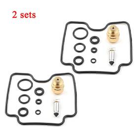 Runx 550722456963 2 Sets For Yamaha Xvs1100 V-star Vstar 99-06 Lower Bowl Carburetor Rebuild Kit