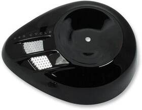 170-0396 S&s Cycle Air Cleaner Cover - Stream Gloss Black Die-cast