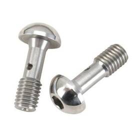 170-0506 S&s Cycle Backplate Vent Screws Shcb 3/8-16x 1-1/2 Inch Polished Ss 2/pack