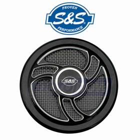 1ykz S&s Cycle Mn/1ykz Stealth Air Cleaner Cover For 2001-2006 Harley Davidson Flstci Ho
