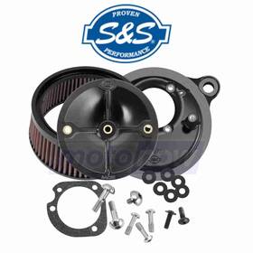 S&s Cycle Mn/8chp Stealth Air Cleaner Kit For Stock Fuel System 1987-1990 Harley En