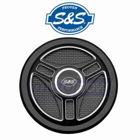 Ex09 S&s Cycle Mn/ex09 Stealth Air Cleaner Cover For 2001-2003 Harley Davidson Flstsi Ey
