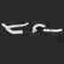 Sfsmbc245w Cv4 White Performance Radiator Hose Kit
