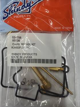 03-756 Shindy Carburetor Repair Kit For Kawasaki Kx450f 2006-2008 New