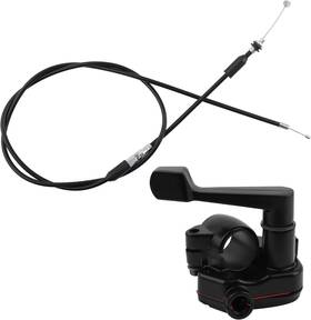 Xian-0806 Stacool 7/8ftft 22mm Thumb Throttle Kit With Cable Aluminum Black