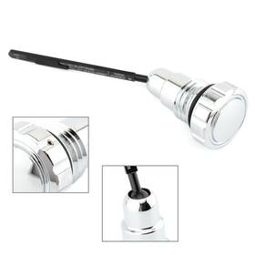 Successsssusa 550742204728 Oil Dipstick Chrome For Harley Touring Flhr Flhx Flh/t Fltr Alluminum Alloy