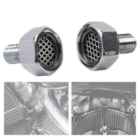 Successsssusa 550746612550 Breather Bolts Aluminum Fit Harley Softail Touring Efi And Carb Twin Cam Cvo Dyna