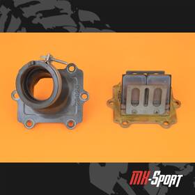 13110-28c21 Suzuki 89-92 1991 Rm250 Rm 250 Oem Insulator Manifold Carb Holder Reeds Reed Cage