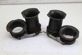 13882-02h10 Suzuki 08 09 Gsxr 750 Airbox Throttle Body Intake Boots - Velocity Stacks W Clamps