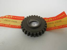 24341-14101 Suzuki 14110 Rm125 1981-82 Transmission 4th Driven Gear Oem Nos