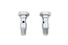 35-0732 V-twin Breather Bolt Set Chrome For Harley Softail Dyna Touring Fxst Flst Fxd Flt 99-07