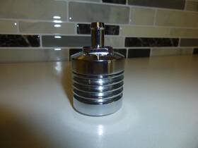 40-0457 V-twin Vented Breather Canister Chrome For Harley Davidson By