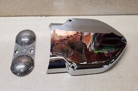 34-0599 V-twin Manufacturing Harley Davidson Chrome V-charger Air Cleaner Cover And Screen