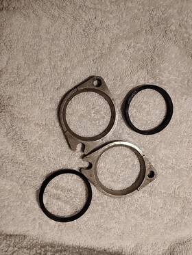 34-1188 V-twin Manufacturing Intake Flange Set For Harley Davidson Cam Softail Dyna 07-17 Efi