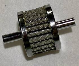 40-0381 V-twin Manufacturing Chrome Crankcase Breather Vent 3/8 Inch Hose For Harley-davidson