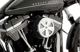 71017 Vance & Hines And - Vo2 Air Cleaner Cover Skullcap Crown Chrome
