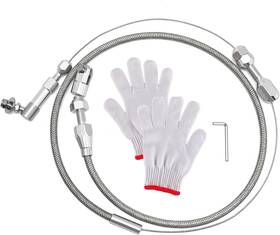 Fxch00406 Vkinman 24 Inch Universal Throttle Cable Braided Stainless Steel Kit With