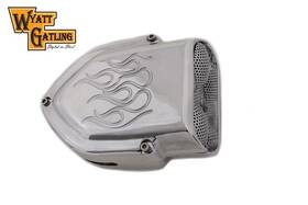 34-0640 Vtwin Manufacturing Harley Wyatt Gatling Chrome Air Cleaner Kit Fits Davidson 1990-2007