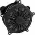 0206-2041-smb Xlh883dlx Roland Sands Design Rsd Venturi Boss Air Cleaner Black Ops Harley-davidson Deluxe 91-95
