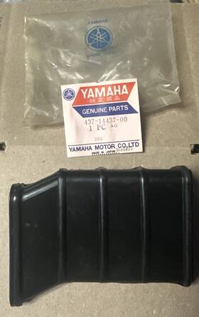 437-14437-00 Yamaha Dt100 125 175 Dt -437-14437-00- Air Rubber Snorkel Nos -vintage Japan-htf