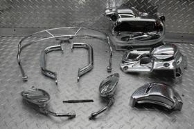 7811682 Yamaha 1999 V Star 650 Xvs650a Classic Side Covers Set/engine Guards/seat Trim