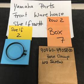 90460-49058 Yamaha Rx King Rxk Rx135 Clamp Hose Stay New But Missing Screw