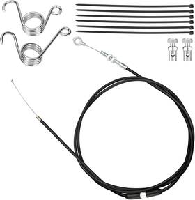 Yo-03cable-75 Yoxufa 75 Inch Go Kart Throttle Cable For Vm22 Vm24 Predator 212cc Black