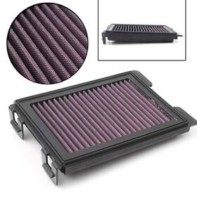 Zdl-kabusikikaisya1989usa 612075982138 Air Cleaner Filter Element Replacement For Honda Cbr250 2012-2016 Black / Red Us