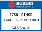 Suzuki Oem Part 17861-01H00 Connector,cyl Water Inlet. Fixed Price $64.36.