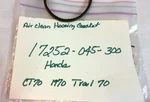 17252-045-300 Nos Honda Air Cleaner Housing Gasket CT70 1970 Trail. Fixed Price $6.99.