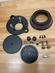Choppers Plain Big-air Cleaner Textured Black LA-2392-03B Harley Davidson. Fixed Price $118.09.