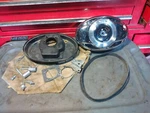 Harley Softail 103 Cubic Inches Air Cleaner Filter Box U6545 29581-01A Mixed Par. Fixed Price $45.00.