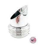 4" Polished Aluminum 2 Barrel Bbl Carburetor Velocity Stack W/ Bug Dome. Fixed Price $134.95.