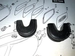 Aermacchi Harley 61136-66P Front Tank Mount Pair 1968-70 Rapido 66-72 M65 05927. Fixed Price $12.95.