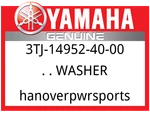 Yamaha Oem Part 3TJ-14952-40-00 Washer. Fixed Price $7.49.
