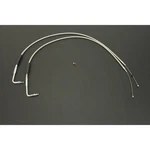V-twin Manufacturing Clear Stainless Steel Throttle And Idle Cable Set 36-0856. Fixed Price $60.42.
