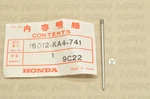 Nos Honda 1984 CR250 CR500 Carburetor Jet Needle Set 16012-KA4-741. Fixed Price $92.39.