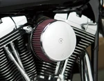 Arlen Ness Chrome Big Sucker Air Cleaner Filter Kit 93-00 Harley Fxr Flst Flhr. Fixed Price $215.95.