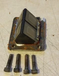 1973-1975 Yamaha RD350 Reed Cage Block Petal 345-13610-20-00, 558-13610-00-00. Fixed Price $35.00.