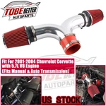 Dual Twin Ram Cold Air Intake For Chevy Corvette C5 5.7L V8 01-04 W/ Red Filter. Fixed Price $69.10.