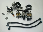 Harley-davidson 2002 Vrsc V-rod Throttle Body Intake & Meter W/ Fuel Lines. Fixed Price $195.00.