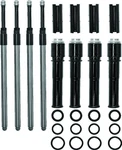 & Cycle Quickee Pushrod And Cover Kit Black 930-0143 Twin Cam 99-17. Fixed Price $321.99.