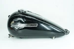 2012 Harley Dyna Super Glide Custom Oem Fuel Tank Gasoline Reservoir Dented. Fixed Price $288.00.