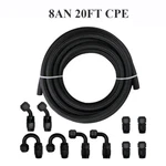 1/2" 8AN 20FT Nylon Steel Braided Line Kit +oil/gas/fuel Hose End Fittings. Fixed Price $57.99.