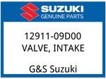 Suzuki Oem Part 12911-09D00 Valve, Intake. Fixed Price $64.48.