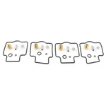 4 Sets Carburetor Repair Kit For Kawasaki ZX750H1/H2 Ninja ZX-7 1989-1990. Fixed Price $15.88.